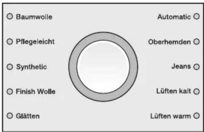MIELE T 7736 - Programm wählen - 1