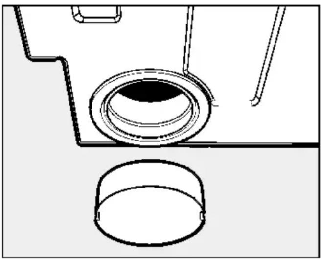 MIELE T 640 - Installation an der linken oder rechten Seitenwand - 2