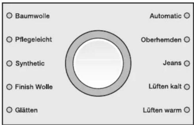 MIELE Novotronic T 7634 - Programm wählen - 1