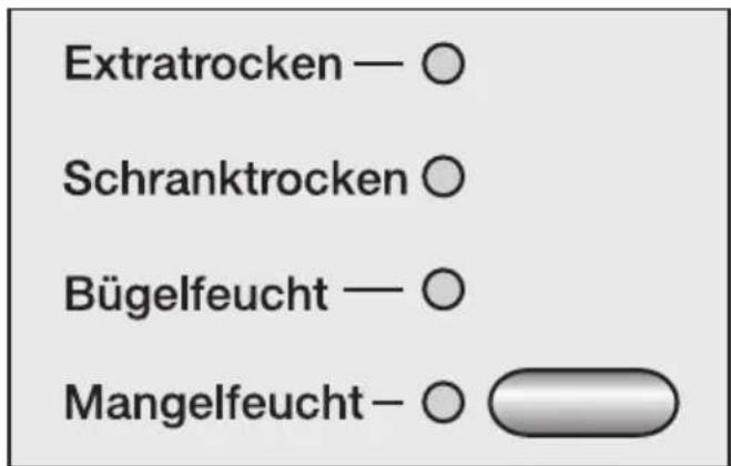 MIELE Novotronic T 7634 - Trockenstufenprogramme - 1