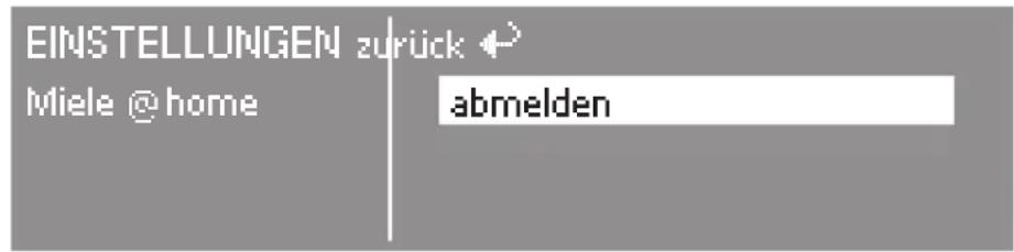MIELE T 4889C - Abmeldevorgang - 1