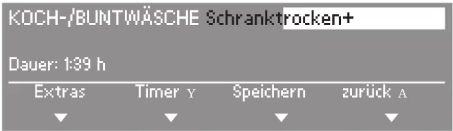 MIELE T 4889C - Untermenü Extras öffnen - 1