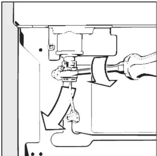 MIELE T 484 C - Kondenswasserablauf - 1