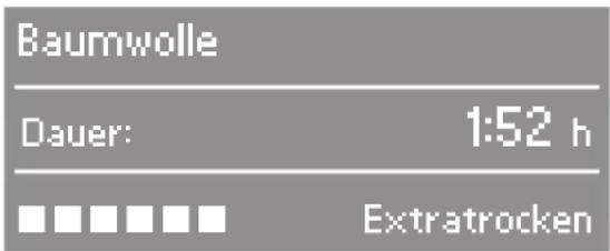 MIELE T 4839 CI - Anwahl von Programmen über das Display - 2