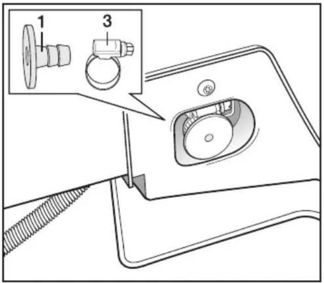MIELE T 4809 CI - Besondere Anschlussbedingungen, die ein Rückschlagventil erfordern - 1
