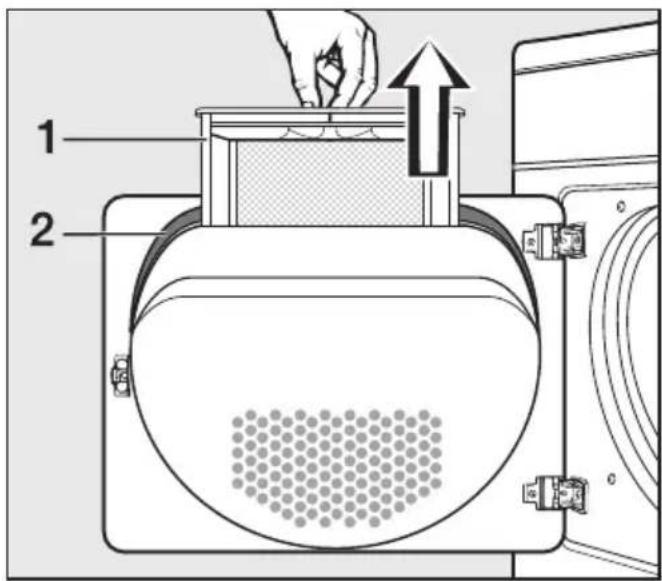MIELE T 4805 C - Flusensiebe reinigen - 1