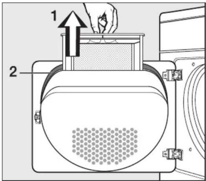MIELE T 4527 - Flusensieb reinigen - 1