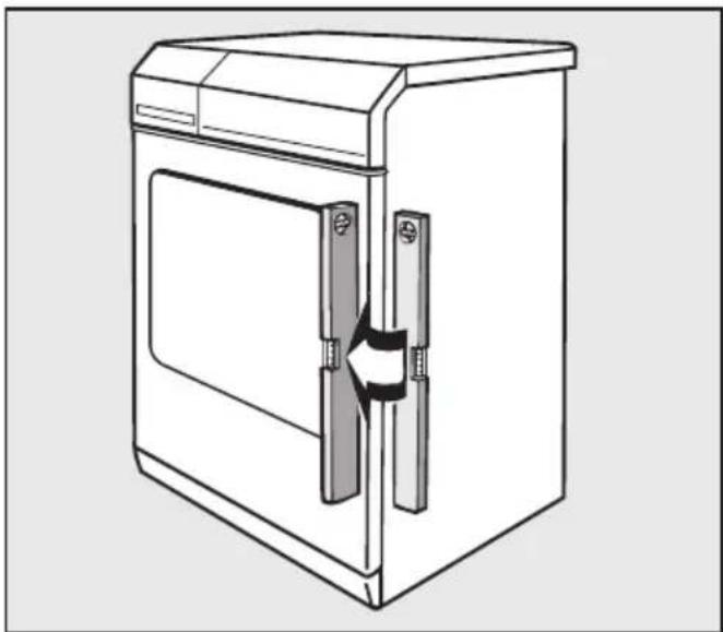 MIELE T 4527 - Trockner zum Aufstellungsort tragen - 1