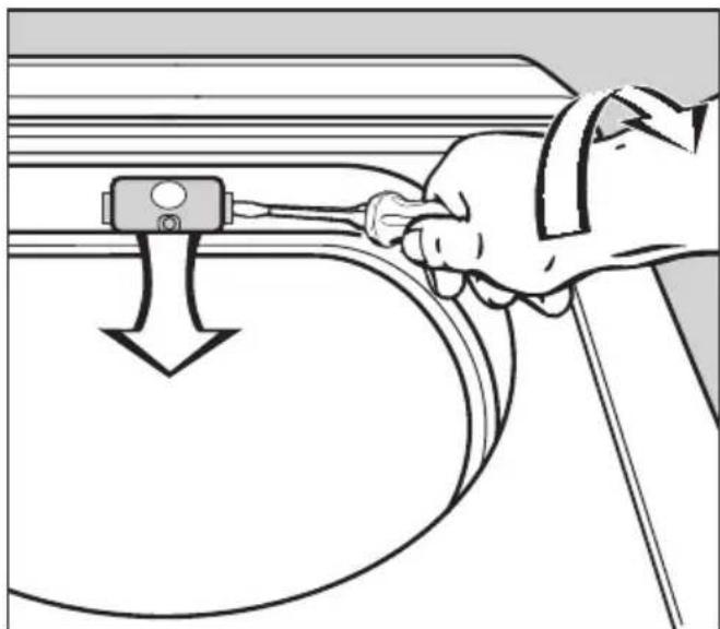 MIELE T 4523 - Glühlampe austauschen - 1