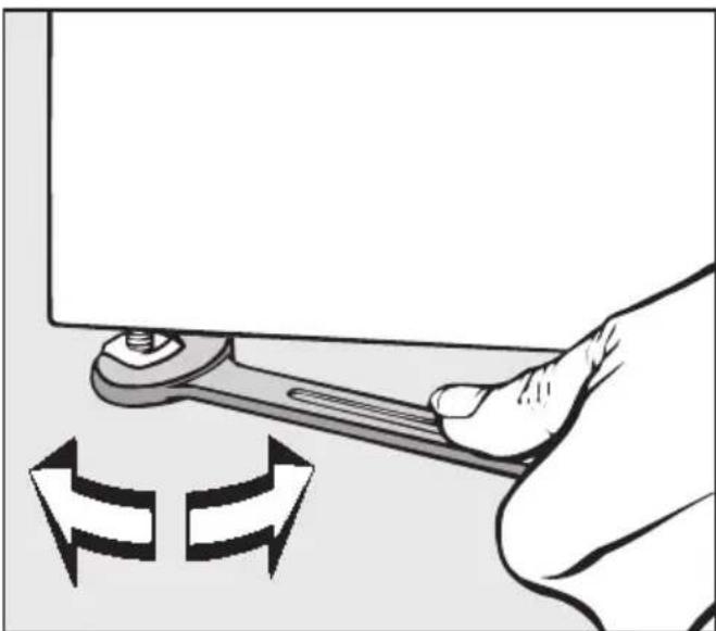 MIELE T 4362 - Trockner ausrichten - 2