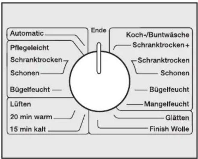 MIELE T 4263 C - Programm wählen - 1
