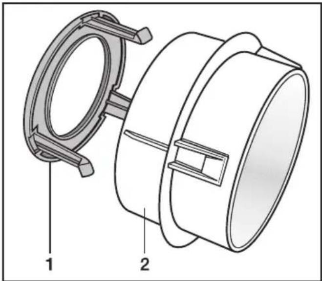 MIELE T 4163 - Übersicht der Abluftleitungssysteme - 1