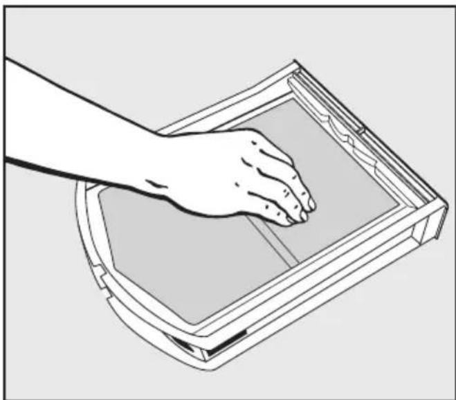 MIELE T 4105 - Flusensieb reinigen - 2