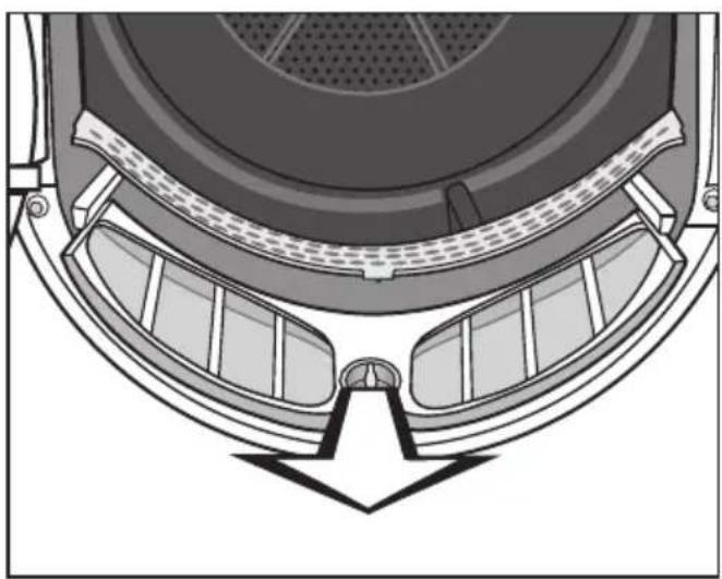 MIELE TML 440 WP - Flusenfilter und Luftführungsbereich gründlich reinigen - 2