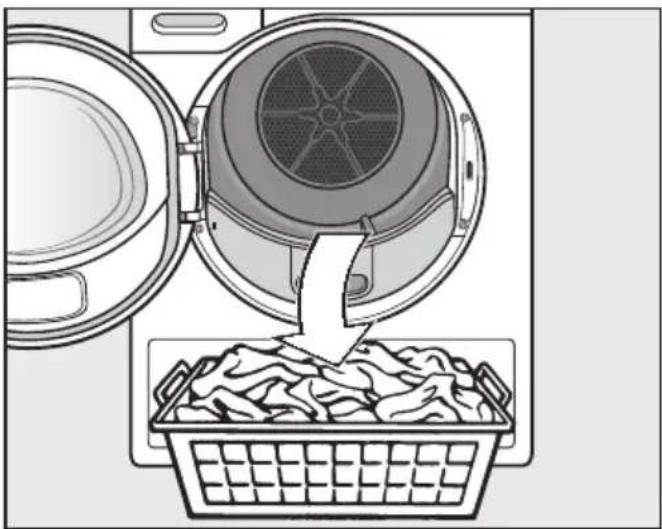 MIELE TKG 450 WP - Wäsche entnehmen - 1