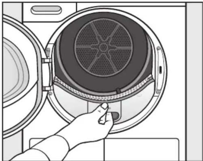 MIELE TKG 450 WP - Sichtbare Flusen entfernen - 1