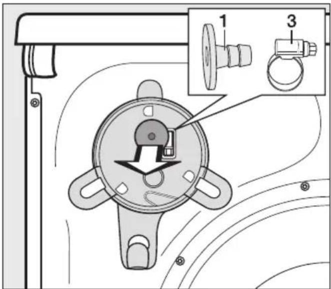 MIELE TKG 650 WPS Finish ECO - - Direktanschluss an ein Waschbeckensiphon - 1