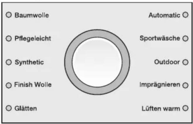 MIELE Active Care T 7760 C - Programm wählen - 1