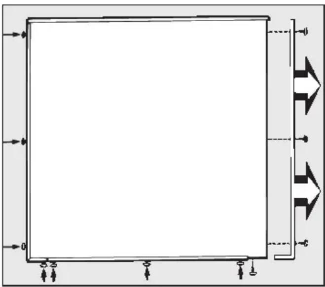 MIELE Novotronic Super T 699 C - Dekorplatte der Tür einsetzen oder auswechseln - 1