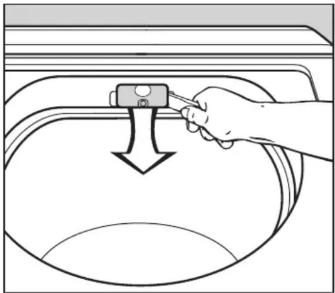 MIELE Novotronic T 263 - Glühlampe für die Trommelbeleuchtung auswechseln - 1