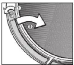 MIELE T 9747 WP - Im Einfüllbereich der Tür: - 1