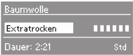 MIELE T 8967 WP - Beispiele für die Anwahl - 2
