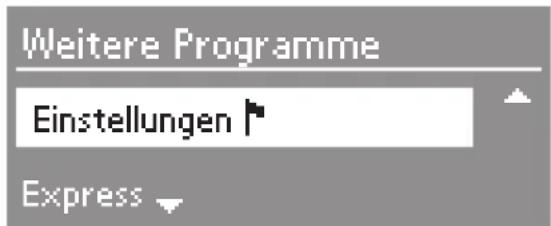 MIELE T 9000 WP Primavera Plus - Weitere Programme/Einstellungen - 1