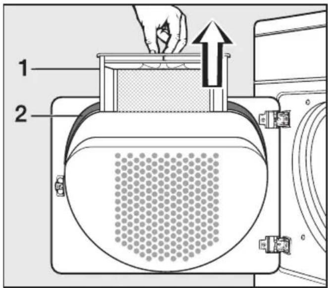 MIELE T 8827 WP - Siebflächen der Flusensiebe reinigen - 1
