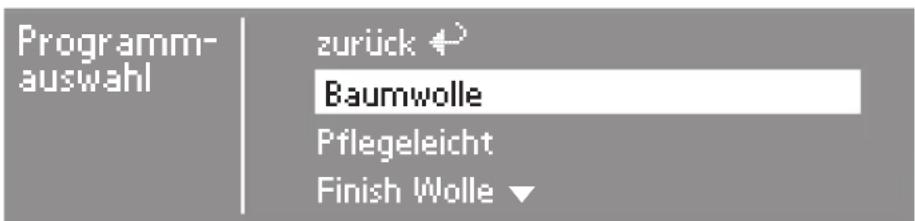 MIELE T 8687 C - - Programmauswahl - 1