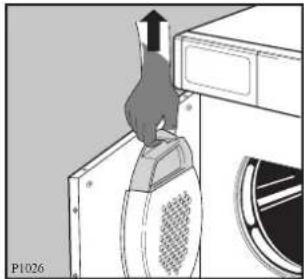 Zanussi-Electrolux TCS 665 E - Reinigung des Flusensiebes - 1