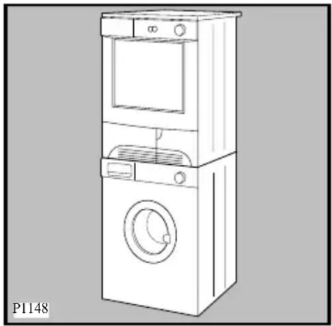 PRIVILEG 6806 CD - Wasch-/Trockensäule - 1