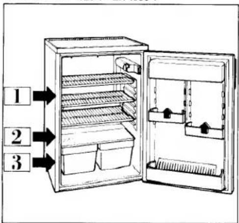 ELECTROLUX ER 1523 T - Bewaar vlees niet langer dan één of twee dagen in het koeldeel. - 3