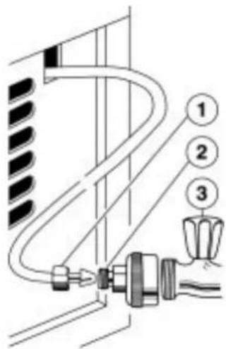 WHIRLPOOL ART 720 - ANSCHLUSS AN DIE WASSERLEITUNG (FÜR ALLE ÜBER 60 cm TIEFE MODELLE) - 1