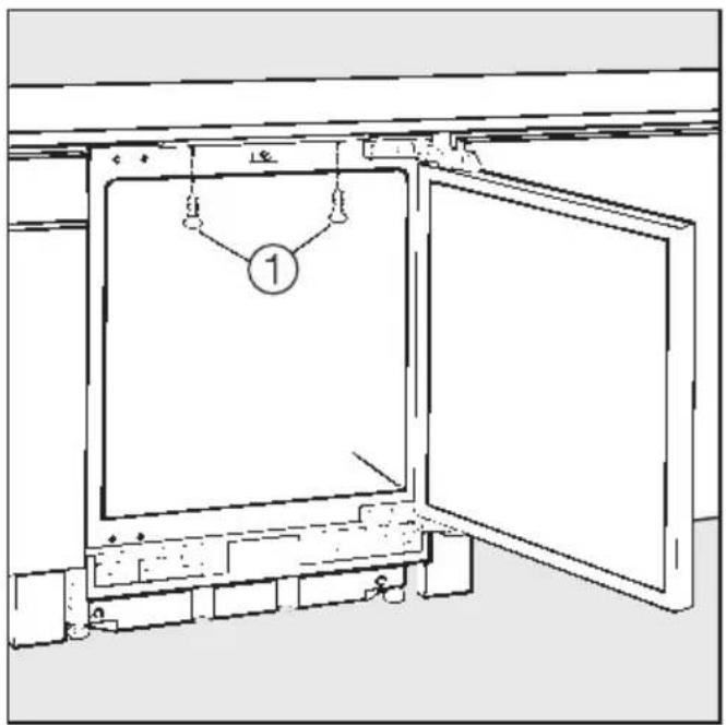 MIELE K 121 UI - Gewicht der Möbeltür - 4