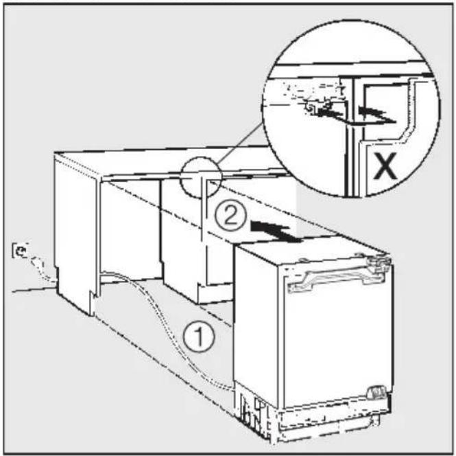 MIELE K 121 UI - Gewicht der Möbeltür - 2