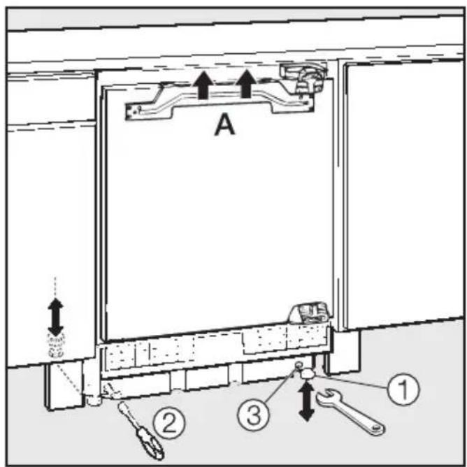 MIELE K 121 UI - Gewicht der Möbeltür - 3