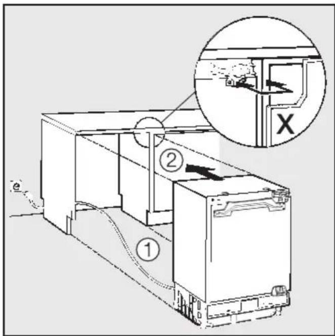 MIELE K 122 UI - Gerät unterbauen - 1