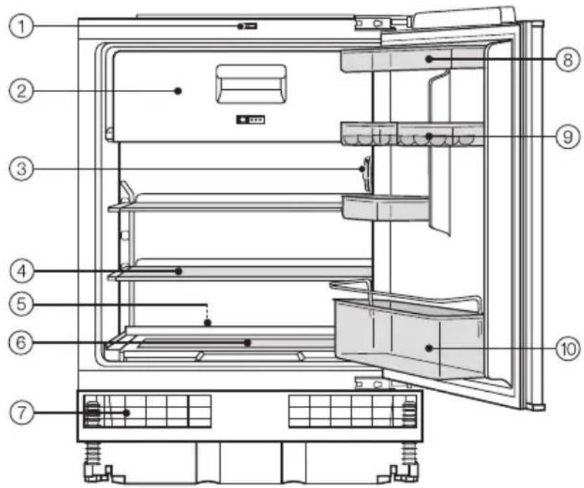 MIELE K 122 UI - Gerät unterbauen 34 - 1