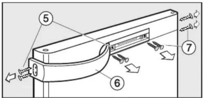MIELE K 1210 S - Türanschlag wechseln - 6