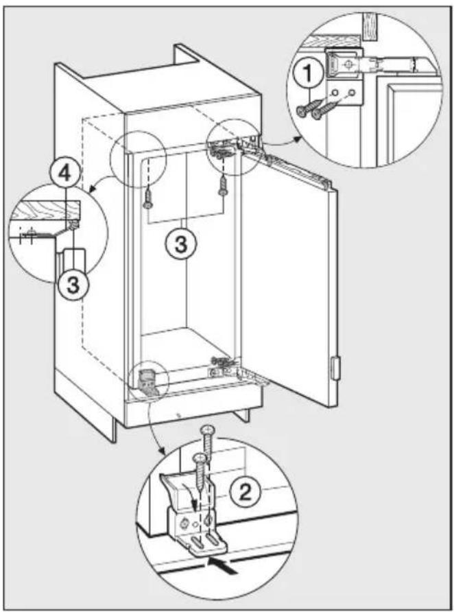 MIELE K 826 I-1 - Gerät einbauen - 2