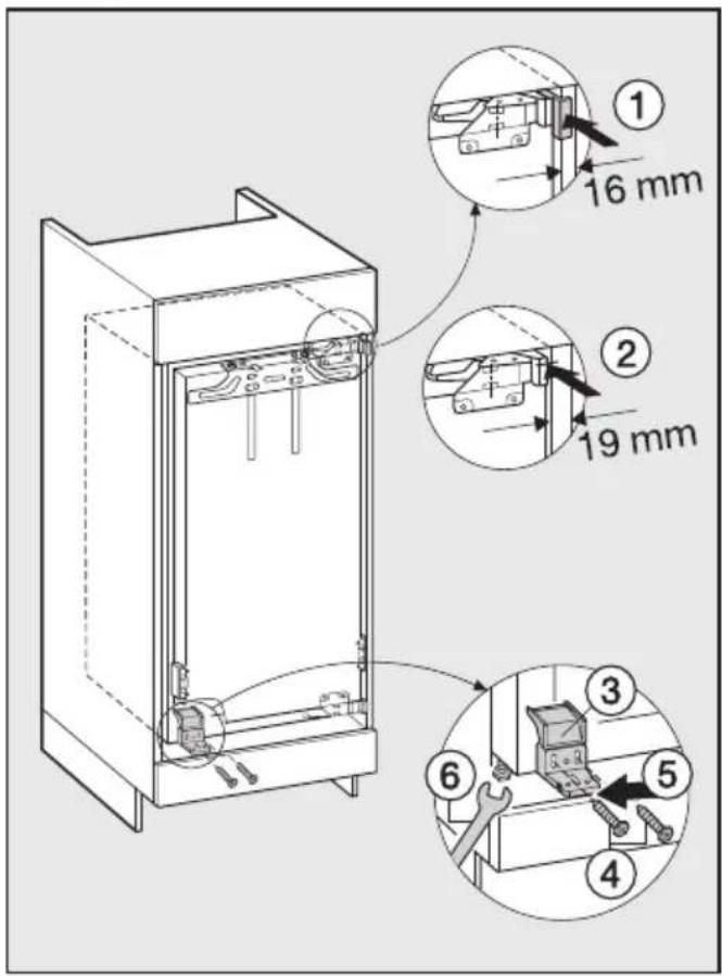 MIELE K 826 I-1 - Gerät einbauen - 1