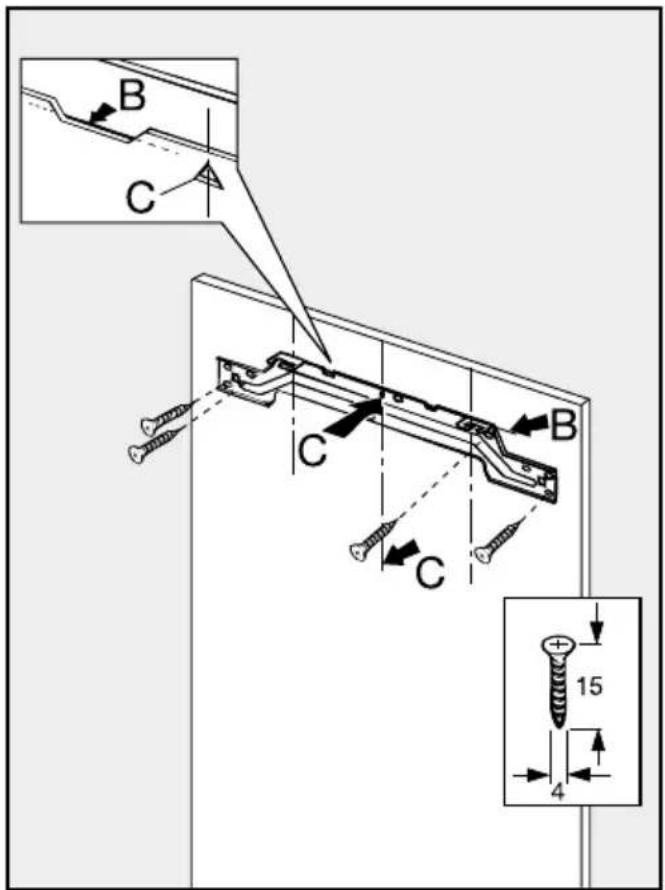 MIELE K 583 I-1 - Gerät einbauen - 7