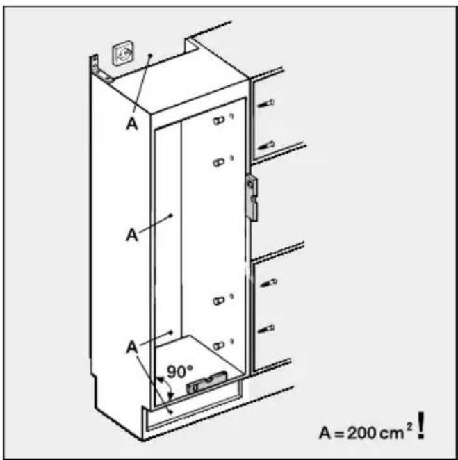 MIELE K 583 I-1 - Einbaunische ausrichten - 1