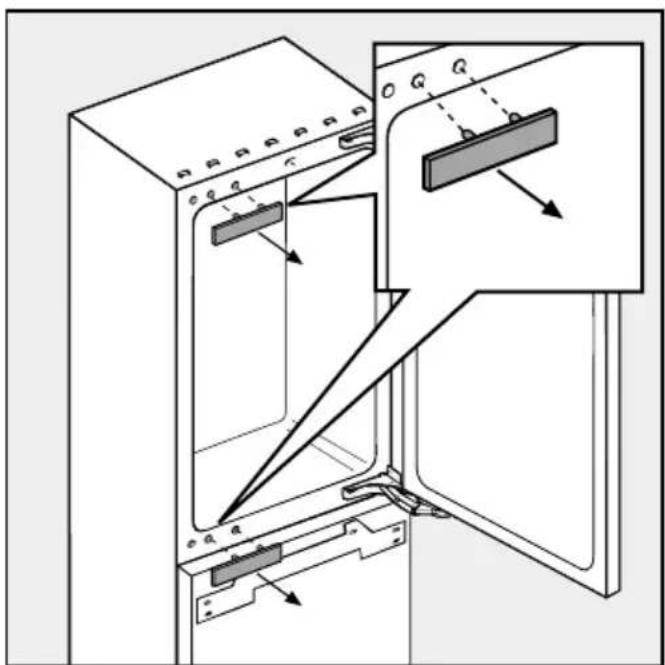 MIELE K 583 I-1 - Türanschlag wechseln - 1
