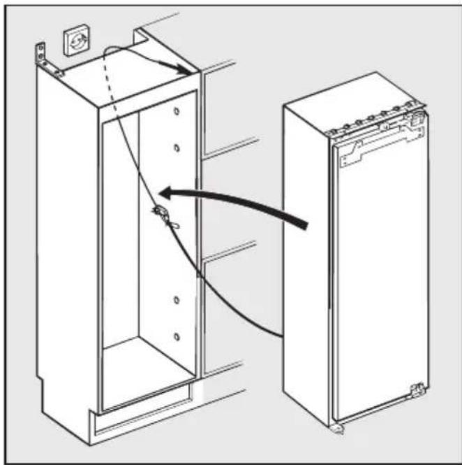 MIELE K 581 ID - Gerät einbauen - 1