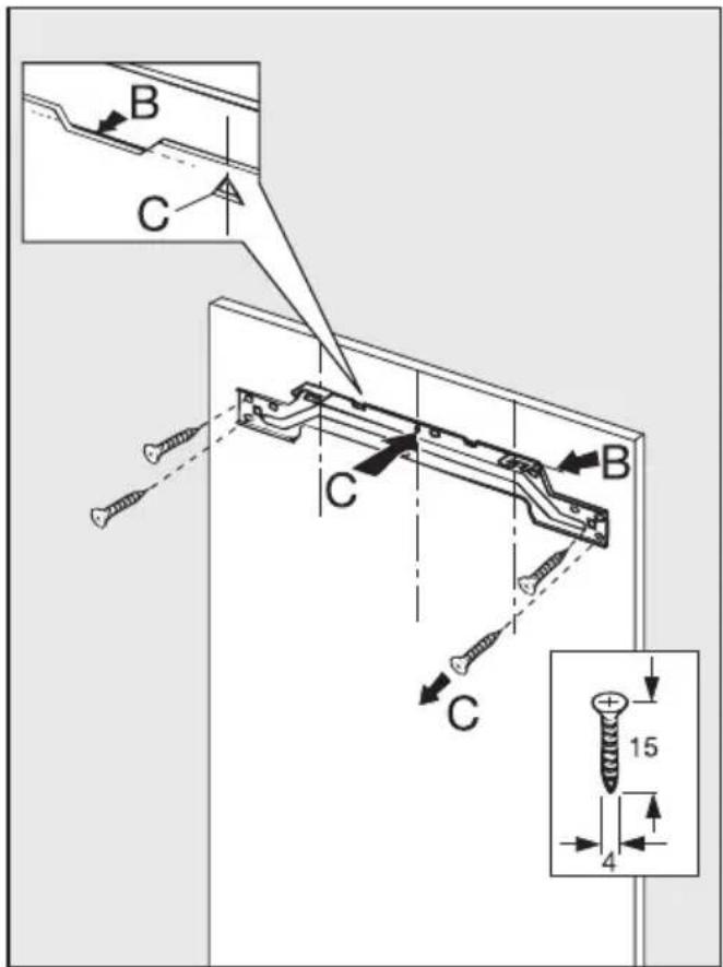 MIELE K 581 ID - Gerät einbauen - 7