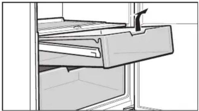 MIELE K 581 ID - Gemüseschalen herausnehmen - 1