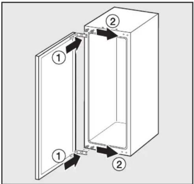 MIELE K 581 ID - Türanschlag wechseln - 4