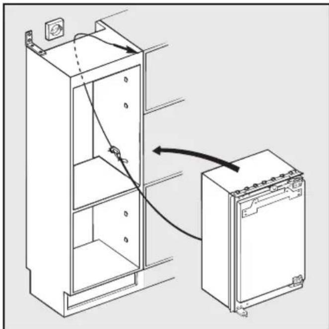 MIELE K 531 I - Gerät einbauen - 1