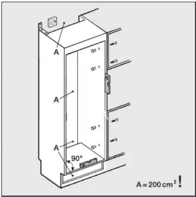 MIELE K 531 I - Einbaunische ausrichten - 1